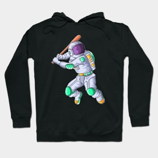 Astronaut play Cricket Hoodie